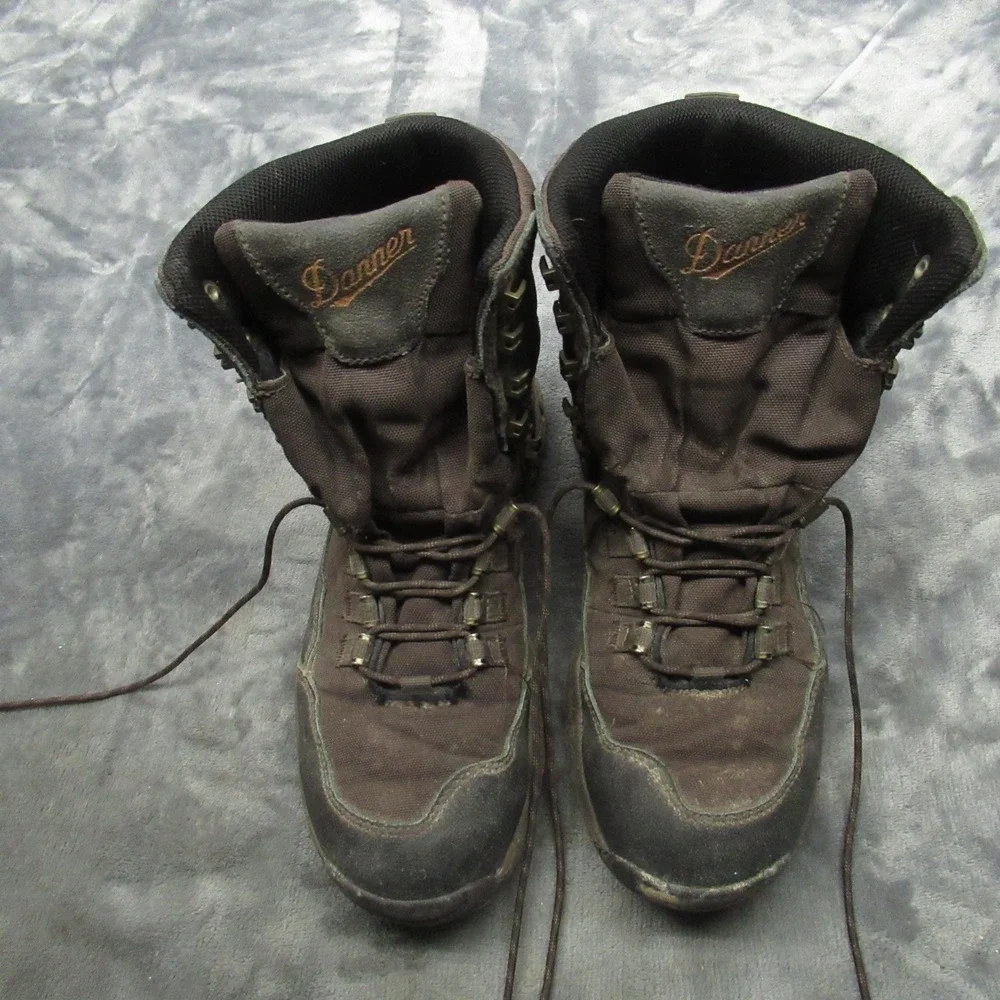 Danner Mens 8.5D Vital Boots Brown Waterproof Hunting Outdoors Rugged 8